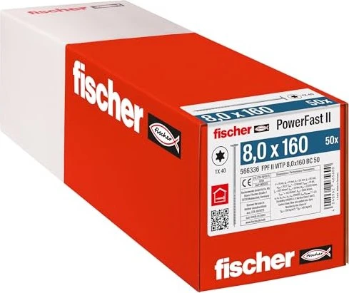 fischer PowerFast FPF II WT BC Spanplattenschraube