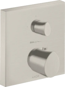 Hansgrohe AXOR Starck Organic Thermostat Unterputz mit Absperrventil edelstahloptik