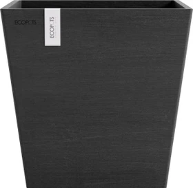 Ecopots Kunststoff-Topf Rotterdam 25x25cm dark grey