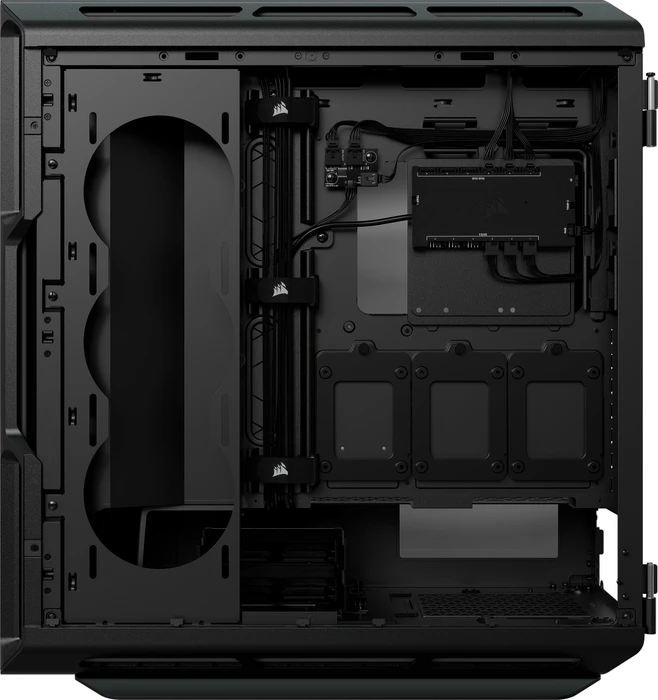 Corsair iCue 5000T RGB TG, schwarz, Glasfenster