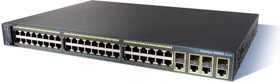 Cisco Catalyst 2960G LAN Base Rackmount Gigabit Managed Switch, 40x RJ-45, 4x RJ-45/SFP (WS-C2960G-48TC-L)