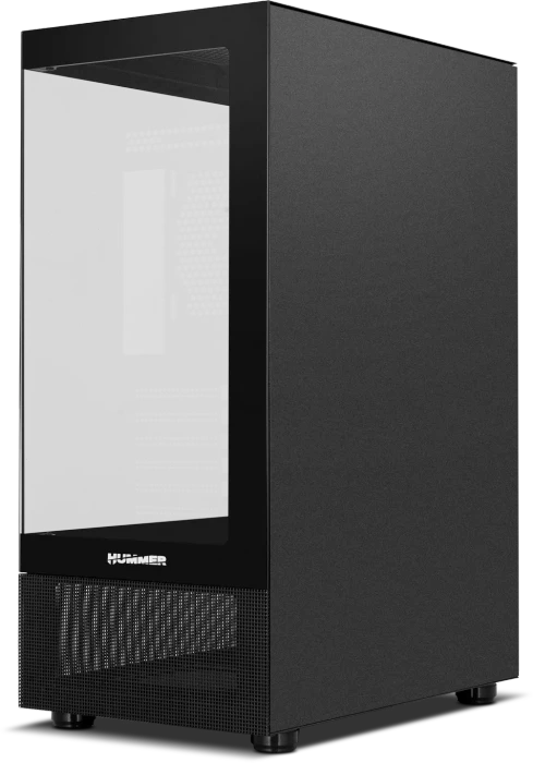 Nox Xtreme Hummer Vision Black, schwarz, Glasfenster