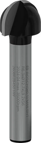 Bosch Professional PRO Hohlkehlfräser, (R1)6.3x(D)12.7x9.2x40mm, 1 Stück