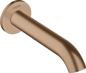 Hansgrohe Axor Uno Wanneneinlauf gebogen brushed red gold