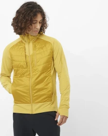 Salomon Elixir Hybrid Hooded Funktionsjacke cress green (Herren)