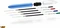BIC 4 Colours Original 0.4mm Kugelschreiber blau/weiß, 12er-Pack Vorschaubild