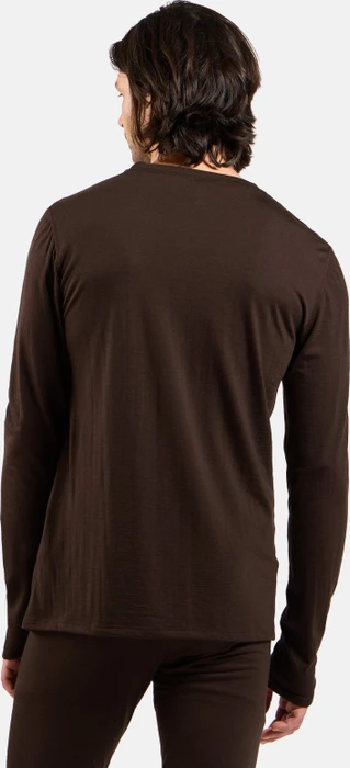 Odlo Natural Merino 160 Baselayer Funktionsshirt langarm fudge (Herren)