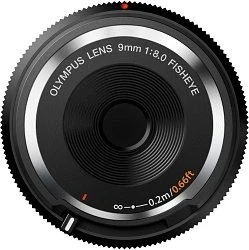 Olympus M.Zuiko digital 9mm 8.0 Body Cap Lens schwarz
