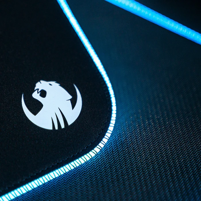Roccat Sense Aimo XXL Gaming Mousepad, RGB beleuchtet, schwarz