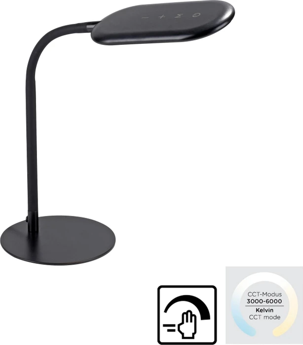 Paul Neuhaus Just Light Kelly Tischleuchte schwarz
