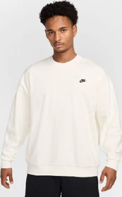 Nike Club Fleece Oversize Sweatshirt sail/black (Herren)