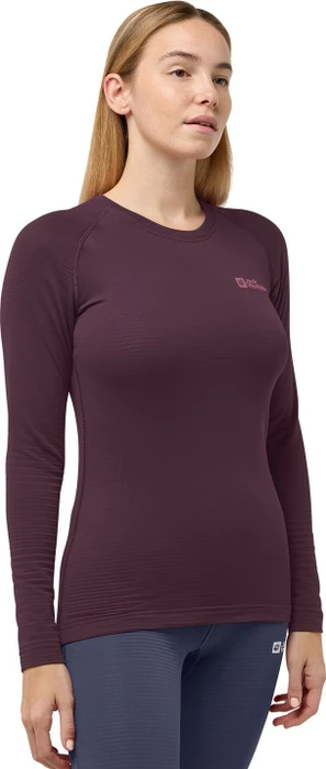 Jack Wolfskin Infinite Warm Funktionsshirt langarm amaranth (Damen)