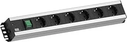 Bachmann Handwerkerleiste mit Schalter, 6-fach, 2m