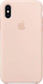 Apple Silikon Case für iPhone XS sandrosa