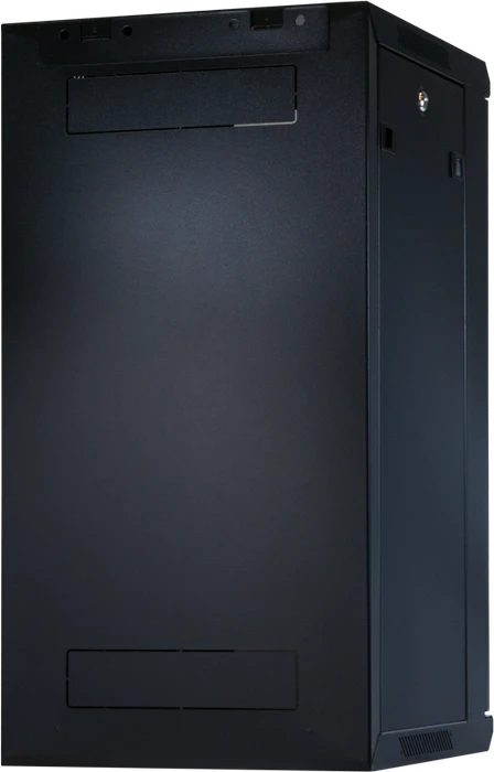 Rockstable 10" Wandschrank 15HE, Sicherheitsglastür, IP2X, schwarz, 450mm tief