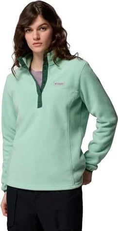 Columbia Benton Springs Half Snap Fleece Pullover new mint/rain forest (Damen)