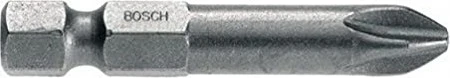 Bosch Professional Extra Hart Kreuzschlitz Bit 1/4", PH3x49mm, 25 Stück