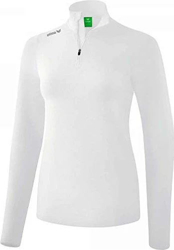 Erima Rolli Half-Zip Funktionsshirt langarm weiß (Damen)