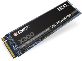 Emtec X300 SSD Power Pro 500GB, M.2 2280 / M-Key / PCIe 3.0 x4