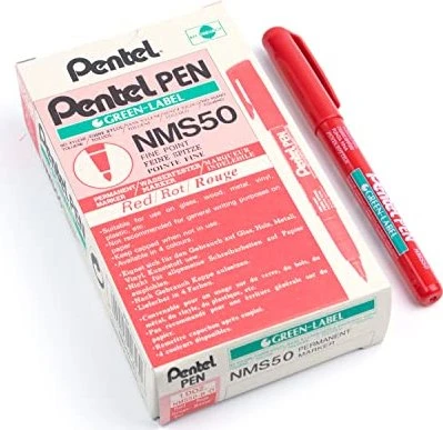 Pentel Fine Point Marker Green Label NMS50