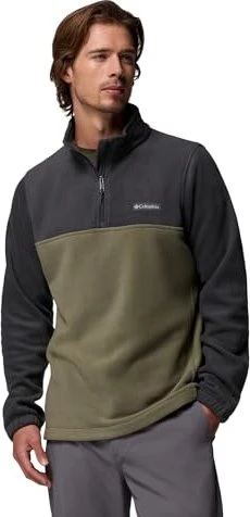 Columbia Steens Mountain Half Zip Fleece Pullover shark/stone green (Herren)