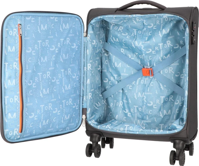 American Tourister Sea Seeker Trolley mit 4 Rollen 55cm charcoal grey
