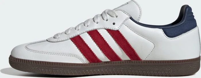 adidas Samba OG core white/team victory red/night indigo