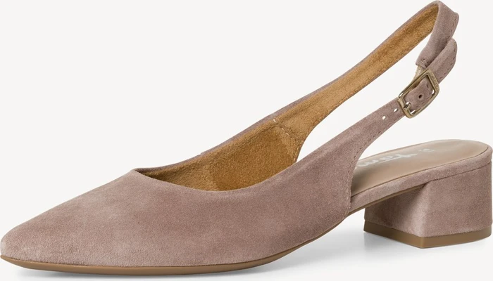 Tamaris Leder Slingpumps beige (Damen)