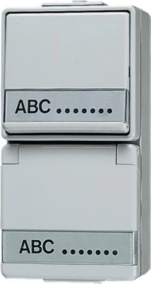 Jung WG 600 SCHUKO Steckdose 16A 250V mit Universal-Schalter 10AX 250V