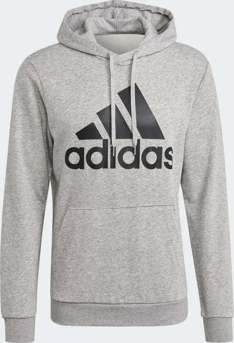 adidas Essentials Big Logo Hoodie medium grey heather/black (Herren)