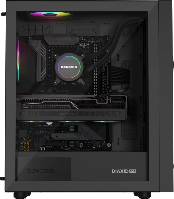 Genesis Hydria 360 ARGB, schwarz