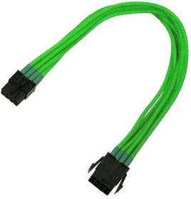 Nanoxia 8-Pin PCIe Verlängerung 30cm, sleeved neon-grün (NX8PE3ENG)
