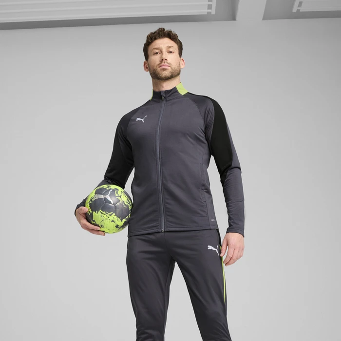 Puma individualLIGA Trainingsanzug galactic gray/yellow alert (Herren)