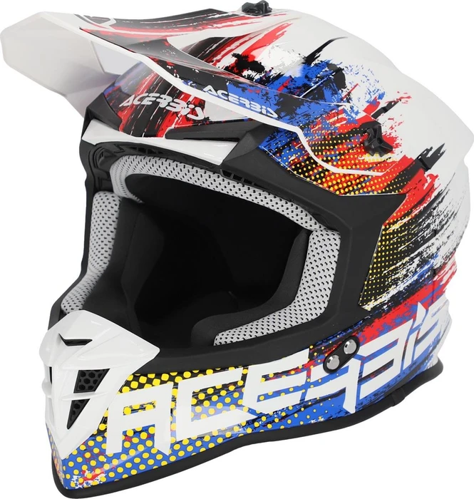 Acerbis Linear weiß/blau/rot