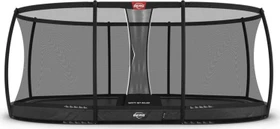 Berg Grand Elite InGround Deluxe mit Sicherheitsnetz 520x345cm Trampolin grau