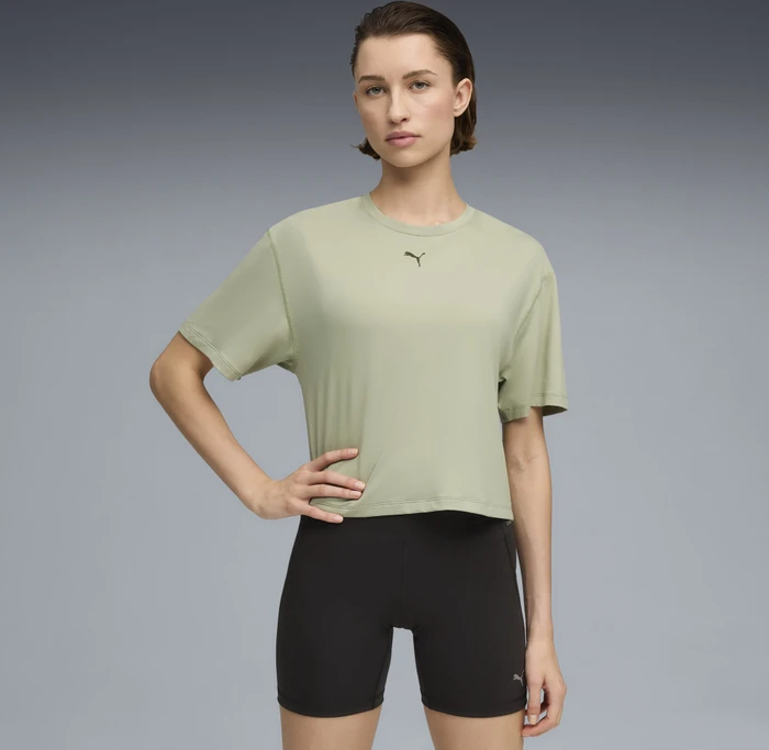 Puma Cloudspun Relaxed T-Shirt kurzarm lux army (Damen)