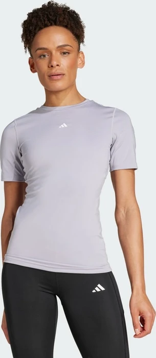 adidas Techfit Training Kompressionsshirt kurzarm glory grey (Damen)