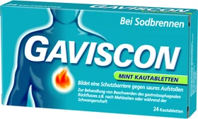 Gaviscon Mint Kautabletten, 24 Stück