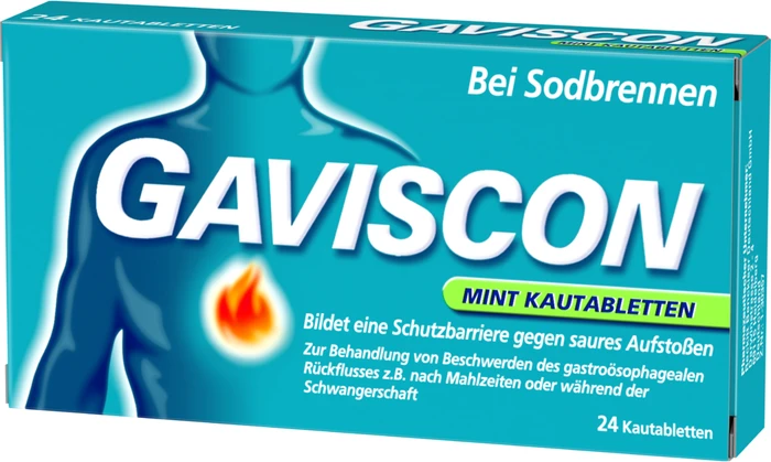 Gaviscon Mint Kautabletten, 24 Stück