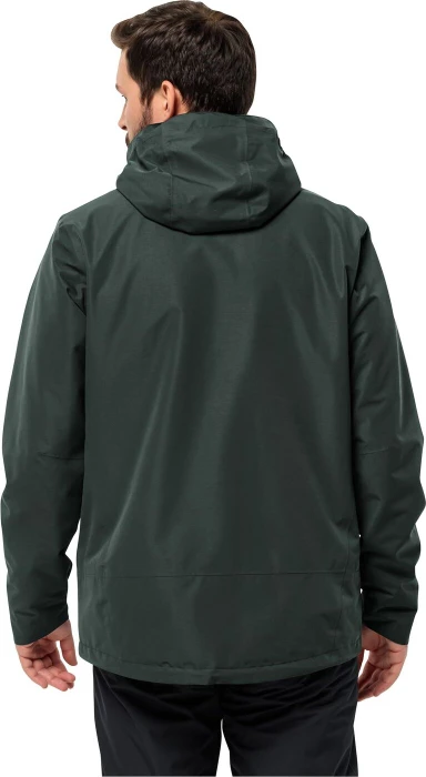 Jack Wolfskin Luntal 3in1 Funktionsjacke black olive (Herren)