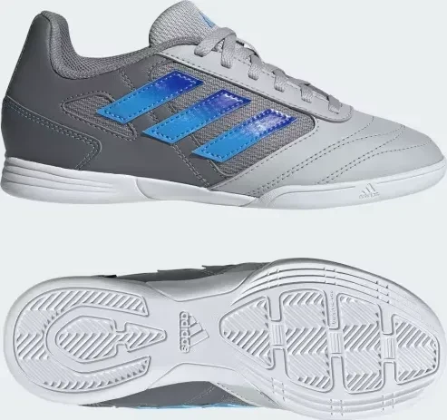 adidas Super Sala 2 IN grey two/lucid blue/blue burst (Junior)