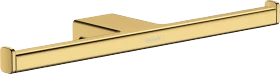 Hansgrohe AddStoris Q Toilettenpapierhalter doppelt polished gold optic