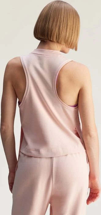 adidas by Stella McCartney Logo Funktionsshirt ärmellos vapour pink (Damen)