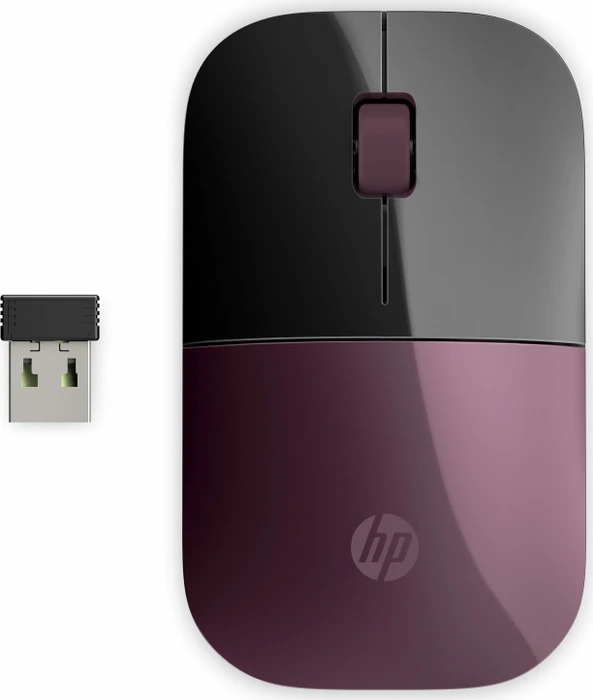 HP Z3700 Wireless Mouse Berry Mauve schwarz/violett, USB
