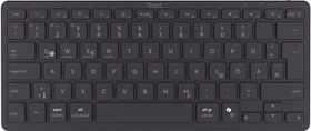 Trust Vira Multi-Device Wireless Keyboard, schwarz, Bluetooth, DE
