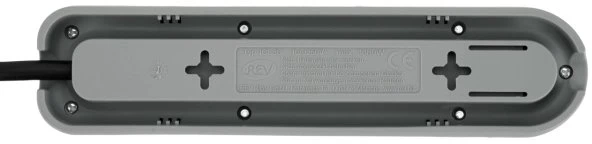 REV Ritter ICE Steckdosenleiste mit Schalter, 3-fach, 1.4m, schwarz
