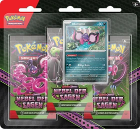 Pokémon - Karmesin & Purpur Nebel der Sagen 3-Pack Blister