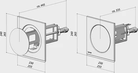 Berbel BMK-Z 150 bT Mauerkasten 150mm