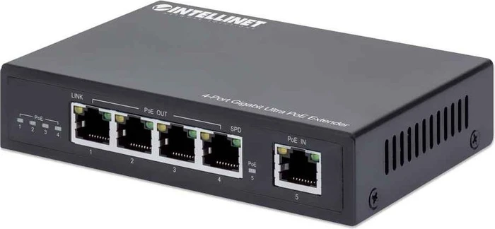 Intellinet Desktop Gigabit Switch, 5x RJ-45, 90W PoE+