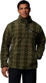Columbia Rugged Ridge Sherpa Half Zip Fleece Pullover stone green twills/greenscape (Herren)